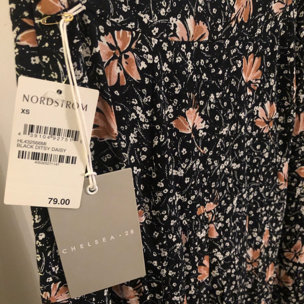 Floral skirt midi